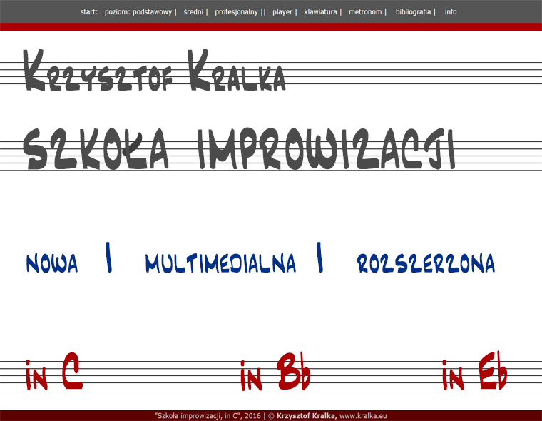Krzysztof Kralka. Szkoła improwizacji.